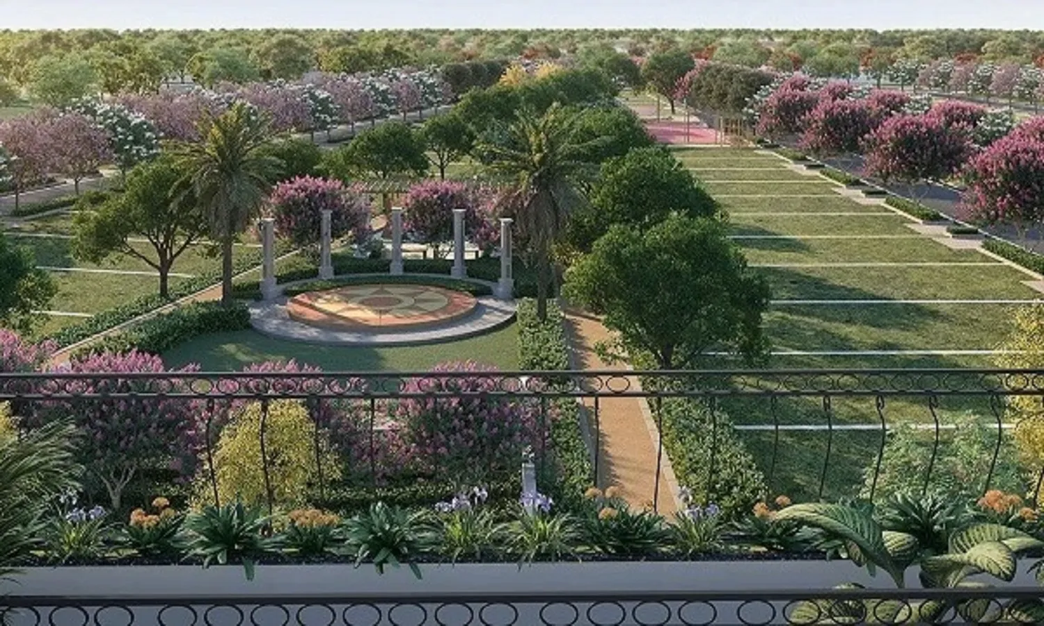 Landscaped Garden at DLF Sector 128 Noida